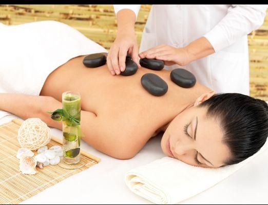 Hot stone massage