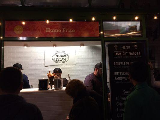 Home Frite at the Winter Village in Bryant Park