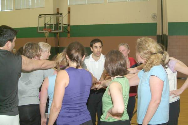 Our team could be your team!  Here is the 6am team doing our post workout cheer!