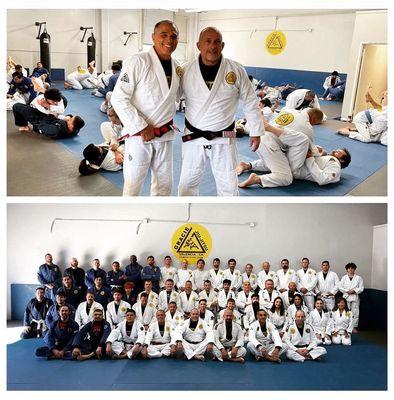 Master Royler Gracie and Professor Mario Aiello