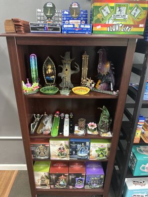 Smoke shop, vape shop, Incense holders, back flow burners, incense sticks, incense cones, blunt spray, smell good and much more!