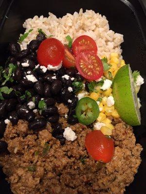 Ground Turkey Fiesta Bowl