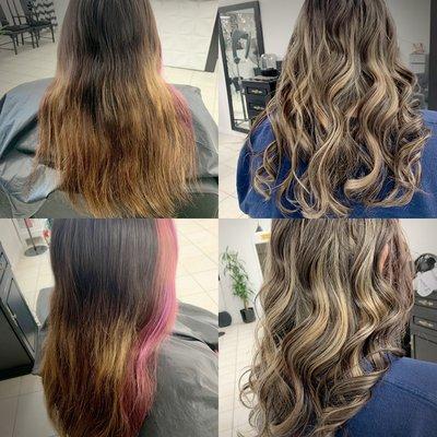 Corrección de color y mechas