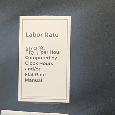 Bronx Kia labor rates