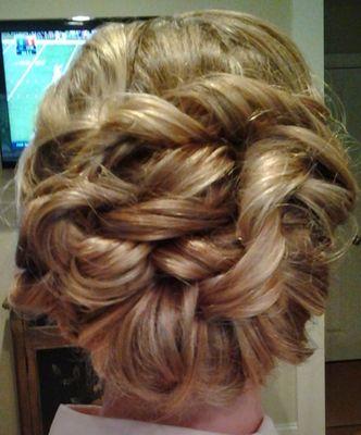 Bridle updo style