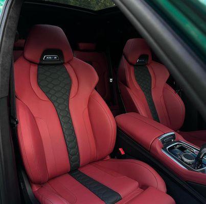 BMW X5M Sakhir Orange Interior.