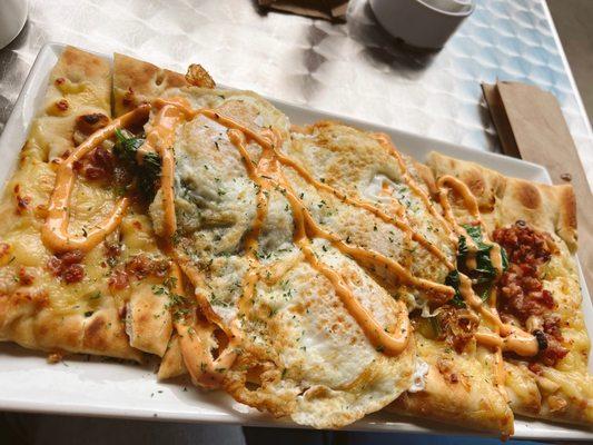 Breakfast Flatbread Brunch