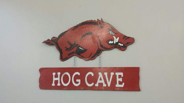 We are, after all, in Arkansas where the Razorbacks rule.