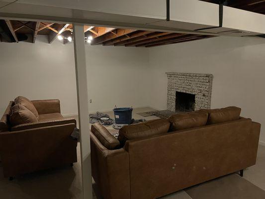 Basement remodel