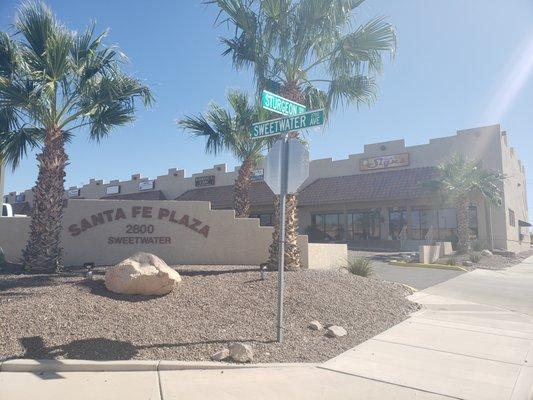 We are located in the Santa Fe Plaza