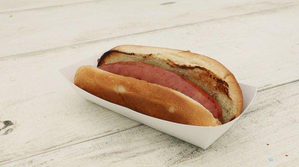 Sausage Dog - A hearty, all beef sausage dog! Garnish it how you please.