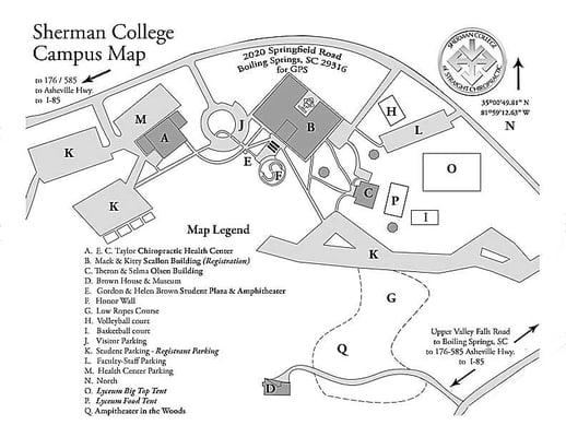 Sherman Campus Map