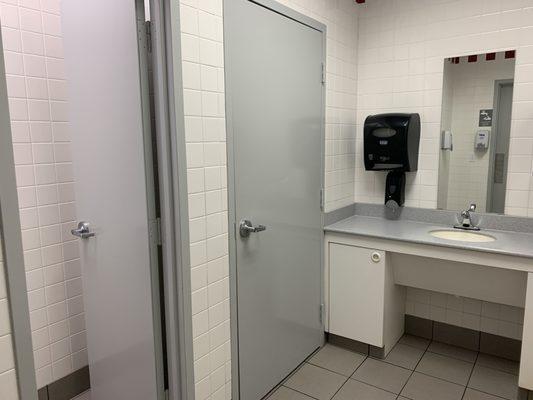 Women's restrooms (2 stalls)