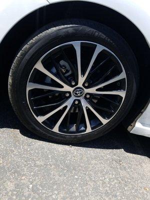 Great work appreciate the extra care in not scratching the rims!