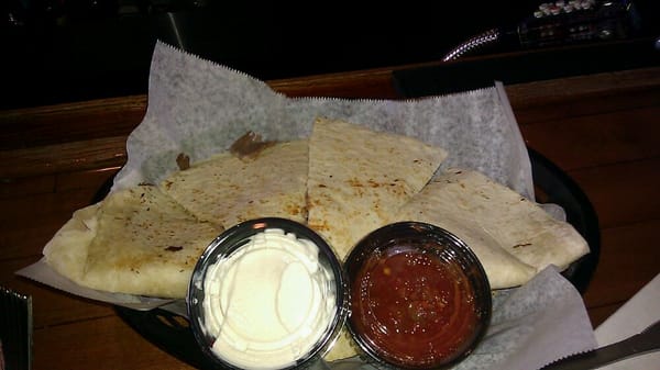 Cheese steak quesadilla