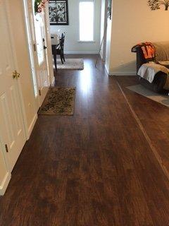 Installed new flooring in Advance, NC.