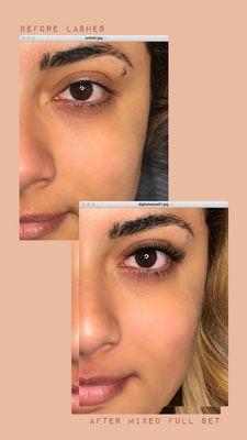 Mixed Full Set (Lash Extensions)