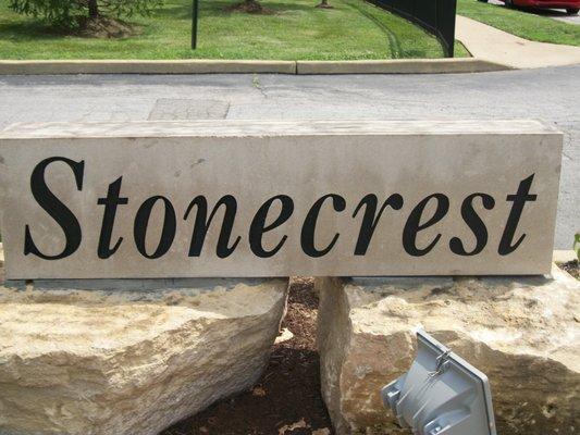 Townhomes at Stonecrest entrance sign