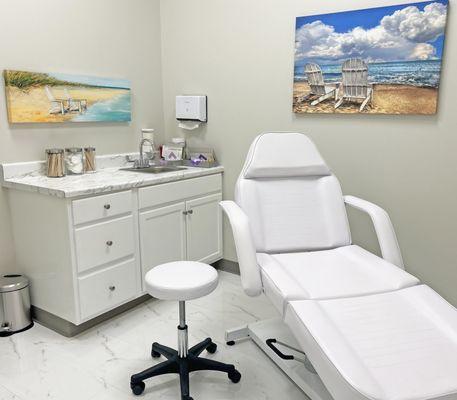 Procedure room in Med Spa