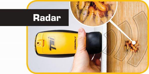 Radar Detection with the Termatrec T3i for finding and confirming termite activity.