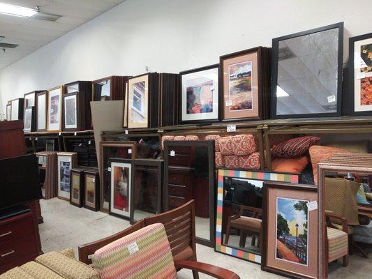 Large selection of Artwork and Mirrors.