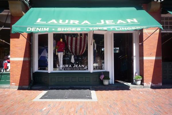 Laura Jean Denim Shop: next to the Tennis Hall of Fame.