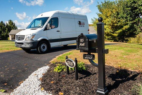 Gaines Mailbox Installation in Residential Neighborhood