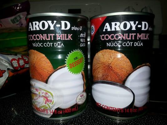 Coconut milk :)