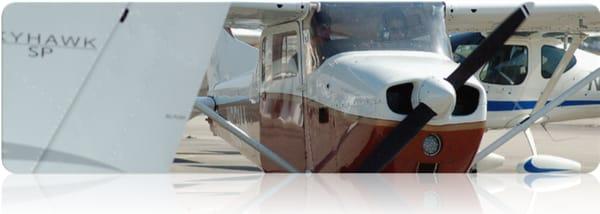 Fleet Cessna 172 with Moving Map GPS