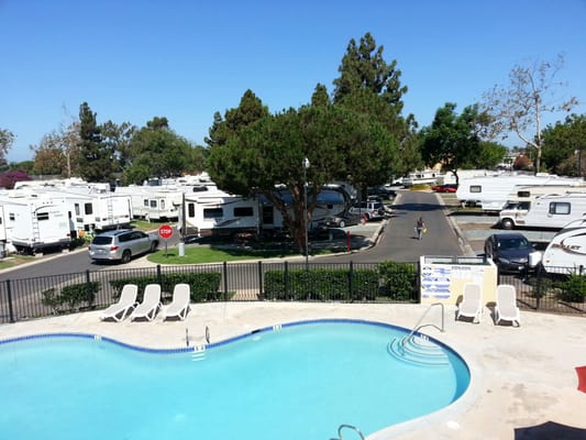 Daytime pool view