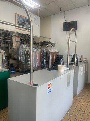 Front desk of Dry Cleaner