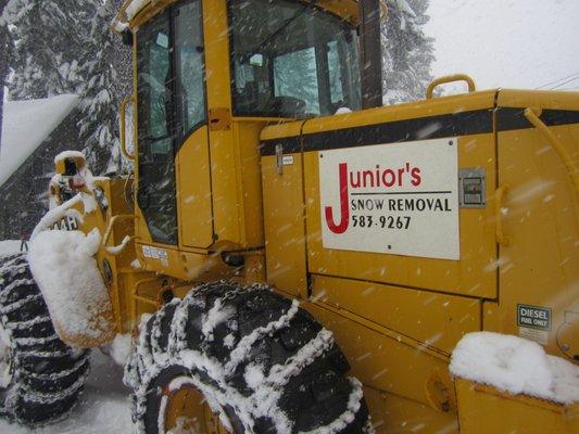 Big Tahoe snow sometimes needs a big tractor