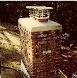 Brick Chimney New Crown and Cap After