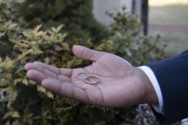 Symbolic of the eternal commitment, rings are always featured in my wedding photography.