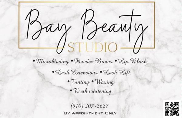 Services provided by bay beauty studio