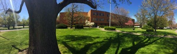 The Flaget Center as seen from the front of the building.