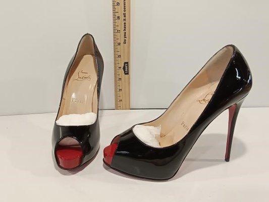 Christian Louboutin Pigalle Plato Patent Red Sole