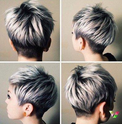 #new blonde#new short barber cuts for girls