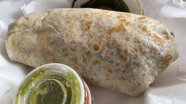 Chori pollo burrito