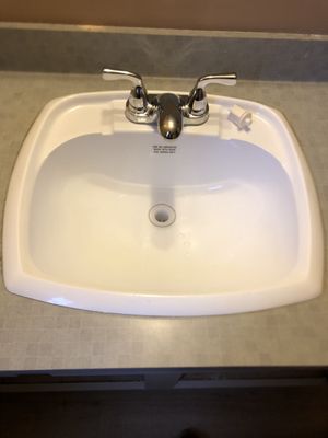 New Lavatory / Faucet Installation