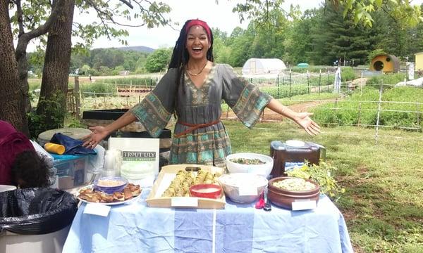 The spread at The Lord's Acre fundraiser