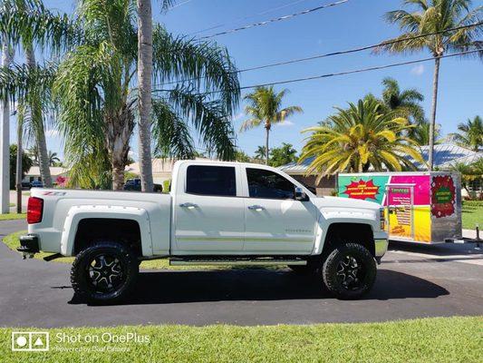 Chevy Silverado clay bar treatment