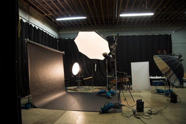 Premium lighting for a high end photo shoot.