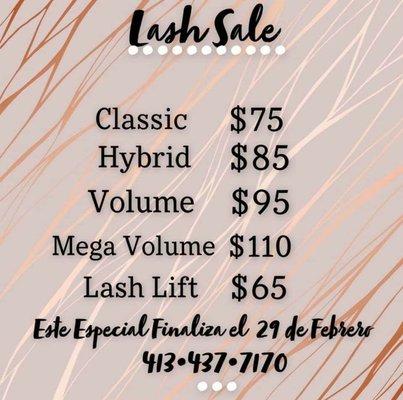 Lash Sale