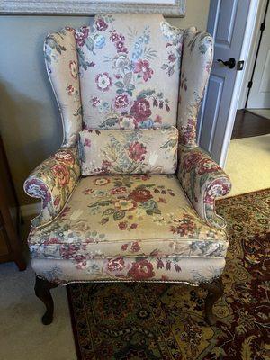 The wingback that's about 55 years old