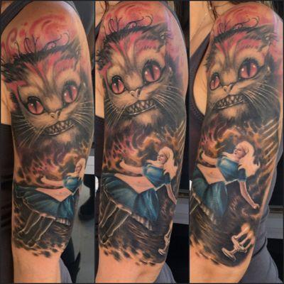 Alice in Wonderland theme sleeve done by OZ