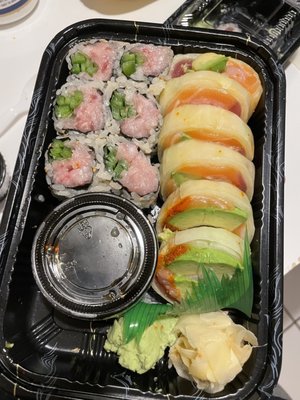 Yellowtail Jalapeno Roll, Sashimi Cucumber Roll