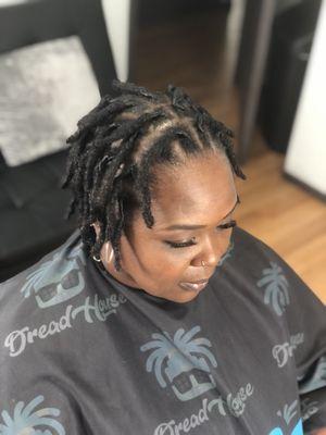 Beautiful re-twist by Meesh @dreadhousestylist