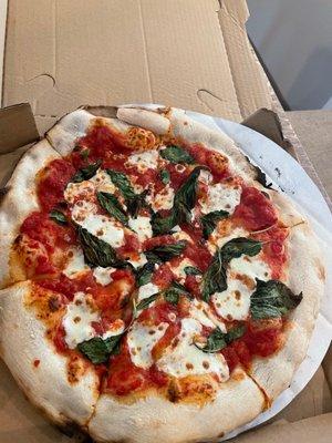 Margherita pizza