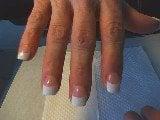 Pink & White Acrylic French